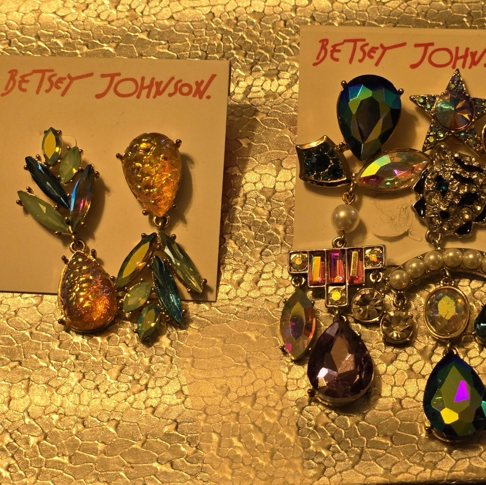 Betsey Johnson Earings - Buy One Get One